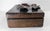 Mid 20th Century Mid-Century Folk Art Patchwork Leather Box With Gingko Leaf Design For Sale - Image 5 of 12