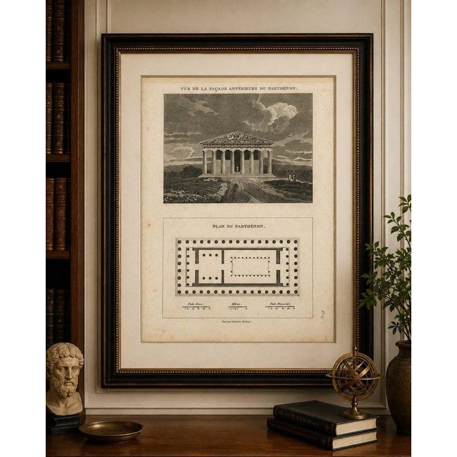 Tardieu, Parthenon, Athens, 1825, Engraving For Sale - Image 4 of 9