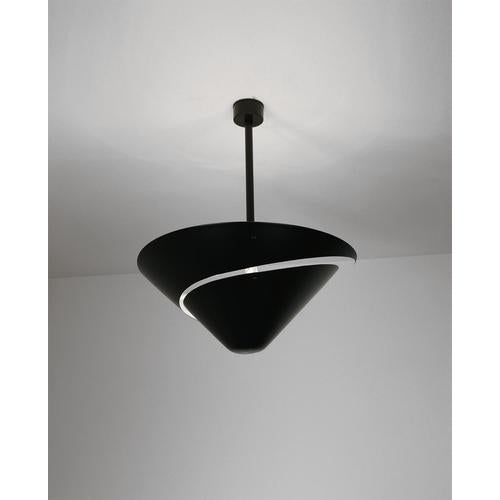 Ceiling wall lamp model 'small snail ceiling wall lamp' designed by serge mouille in 1955. Manufactured by editions serge...