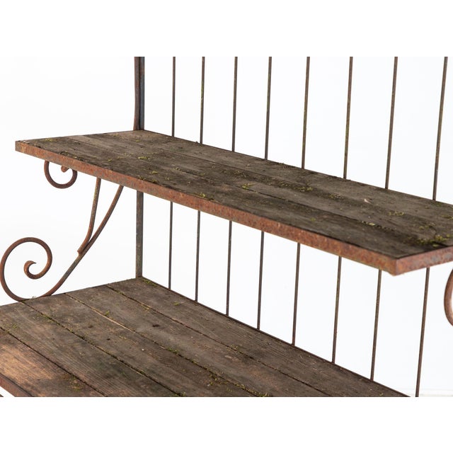 French Circa 1930 Wrought Iron Étagère / Boulangerie Racks For Sale - Image 13 of 14