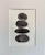 "River Rocks" Original contemporary black ink painting on paper. Inspired by stacked river rocks. Matted and signed, ready...