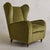 Italian Forest Green Velvet Lounge Chair with Down Cushion, 1950s For Sale - Image 11 of 11