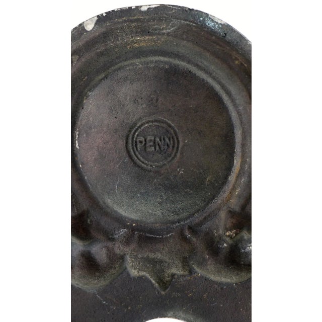Bronze Mid 20th Century Art Deco Bronze Penn Entry Door Pull For Sale - Image 8 of 9