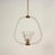 Murano Glass and Brass Flower Pendant Light from Barovier, Italy, 1940s For Sale - Image 4 of 10