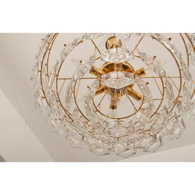 Large Mid-Century Chandelier from Kinkeldey For Sale - Image 10 of 12