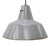 Industrial Dutch Grey Enamel Factory Pendant Light by Philips, Holland For Sale