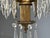 Maison Jansen Style, Palm Leaf Chandelier, Gilt Bronze, Crystal, France, 1940s For Sale - Image 14 of 18