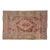 Authentic Faded Vintage Turkish Rug,Unique Anatolian Design For Sale