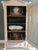 Vintage Painted Pine Armoire with Chinoiserie, 1920s For Sale - Image 10 of 16