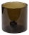 Regina Andrew Monogram Glass Votive Large, Smoke For Sale