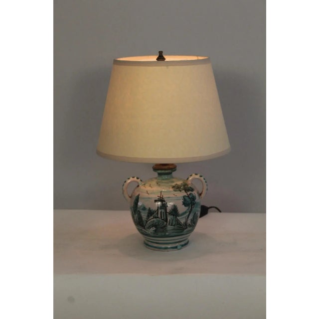Asian Early 20th Century Qing Dynasty Table Lamp For Sale - Image 3 of 12