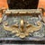 Dark Green 1990s Antique Reproduction Marble Pedestal With Bronze Work. For Sale - Image 8 of 10
