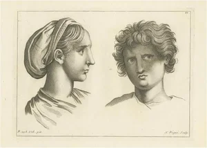 Nicolas Pigné, Raphael's Vision, 1740, Print