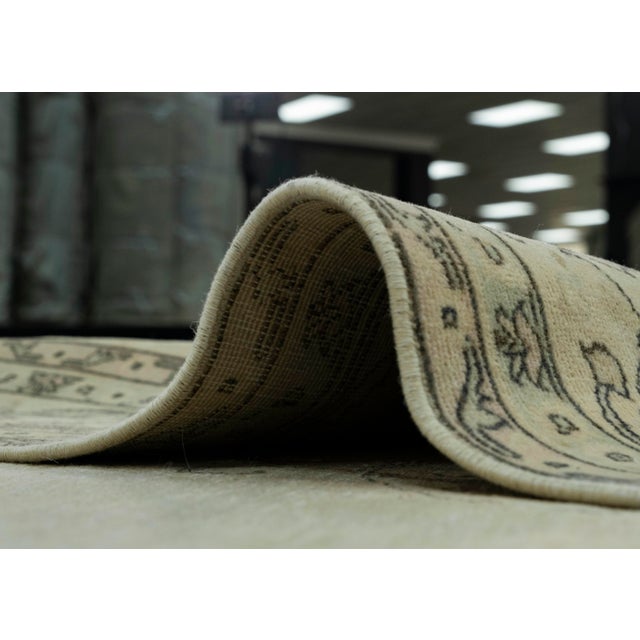Brown Turkish Oushak Rug 8'4" x 11'7" #18648 For Sale - Image 8 of 8