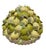 Italian Vintage Italian Majolica Ceramic Lemon and Lime Trumpet Bowl Centerpiece For Sale - Image 3 of 12