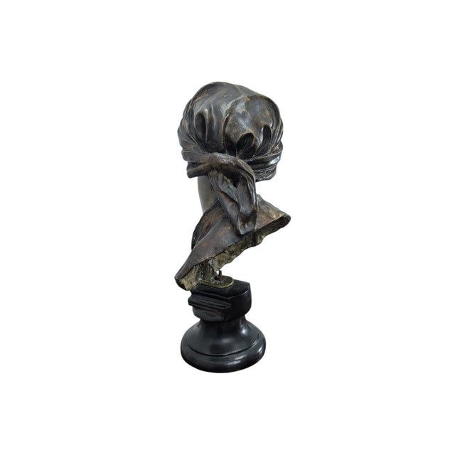 Vincenzo Gemito, Bust of Vincenzo Gemito, Late 19th Century, Bronze For Sale - Image 6 of 8