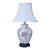 Vintage Chinoiserie Floral Porcelain Table Lamp With Hand-Painted Botanical Design For Sale