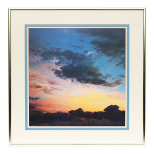 1978 Eliot Porter Clouds at Sunset Photograph Fine Art Dye Transfer Print, Framed