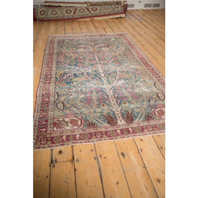 Old New House Vintage Distressed Meshed Rug - 4'4" x 6'9" For Sale - Image 4 of 11