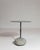 21st Century Poland Deep Charcoal Grey Round Stone-Base Side Table For Sale - Image 9 of 10