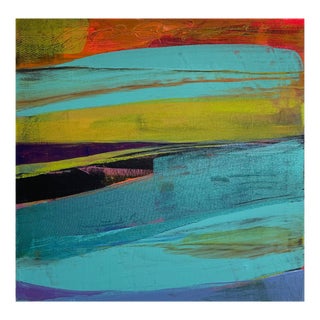 "Black Sands 2" Original Abstract Acrylic Painting by Cathe Hendrick For Sale