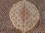 Antique Persian Tabriz Mahi Rug, Hand-Knotted Wool & Silk, Herati Geometric Pattern, Navy & Ivory, 9x12 For Sale - Image 4 of 18