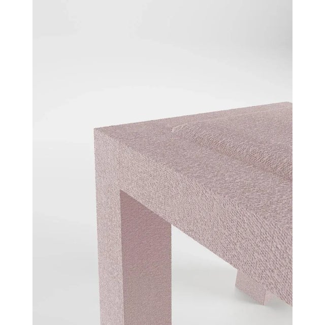 Modern Raw Chair in Pink Bouclé from Collector, in New conditions. Designed from 2000