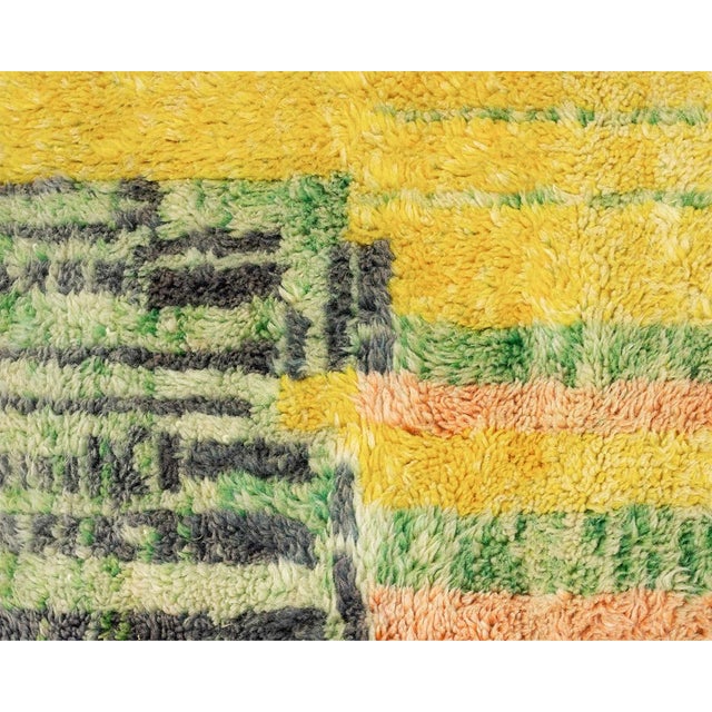 Beige Hand-Knotted Wool Rug by Azele Studio For Sale - Image 8 of 10