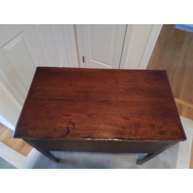 Late 18th Century George III Oak Lowboy For Sale - Image 12 of 13