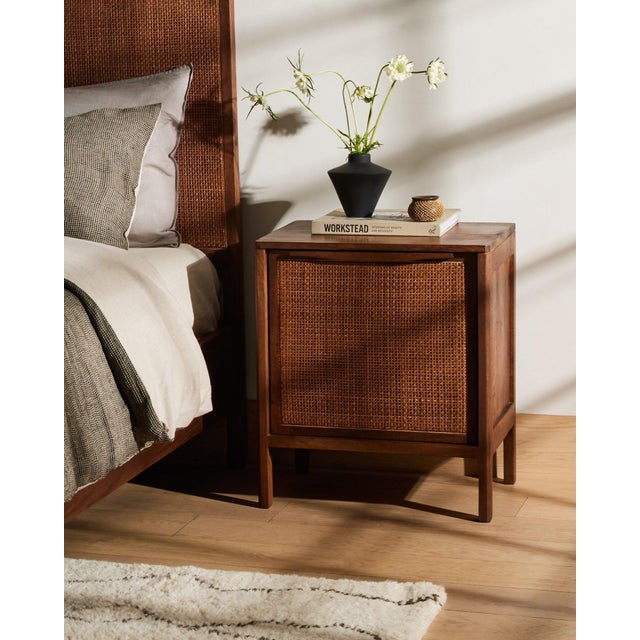 Wood Four Hands Sydney Nightstand - Brown Wash, Right For Sale - Image 7 of 12