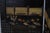 Chinese Lacquer Ebonized 6 Panel Screen Divider For Sale - Image 17 of 17