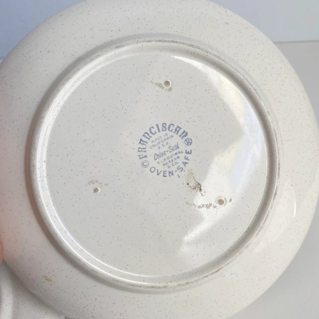 Franciscan Starburst Salad Desert Plates Mid Century Modern 1950s Set of 3 For Sale - Image 9 of 12