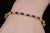 Metal Certified Natural 7ct Blue Sapphire Diamond 18k Gold Tennis Stacking Bracelet For Sale - Image 7 of 16