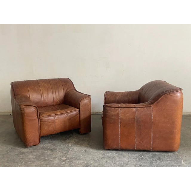 Spanish Leather Armchairs, Valenti, 1960s For Sale - Image 9 of 13