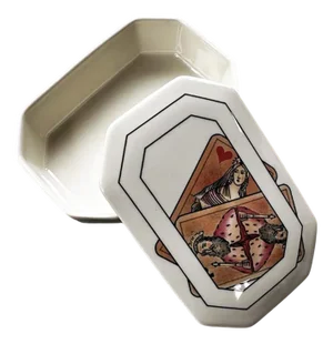 Bonbonnière Queen of Spades from Villeroy & Boch, 1990s