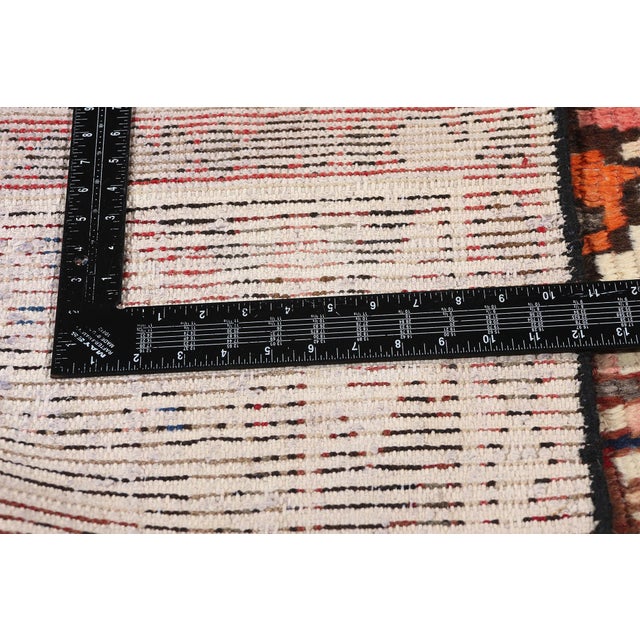 Vintage Persian Lori Checkerboard Rug - 04'10 X 06'03 For Sale In Dallas - Image 6 of 9