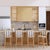 Evoking images of sidewalk tables in the Cote d' Azur; barstools like this will give your kitchen or patio the casual...
