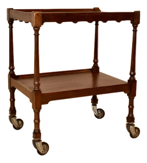 Late 19th Century English Mahogany Drinks Cart
