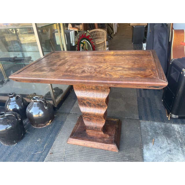 This is a unique vintage rectangular table made by Karpen in America during the 1900-1950 time period. The table is made...