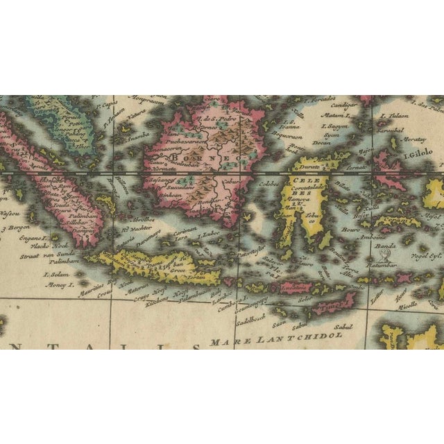 Antique Map of Asia and the East Indies, 1720 For Sale - Image 4 of 11