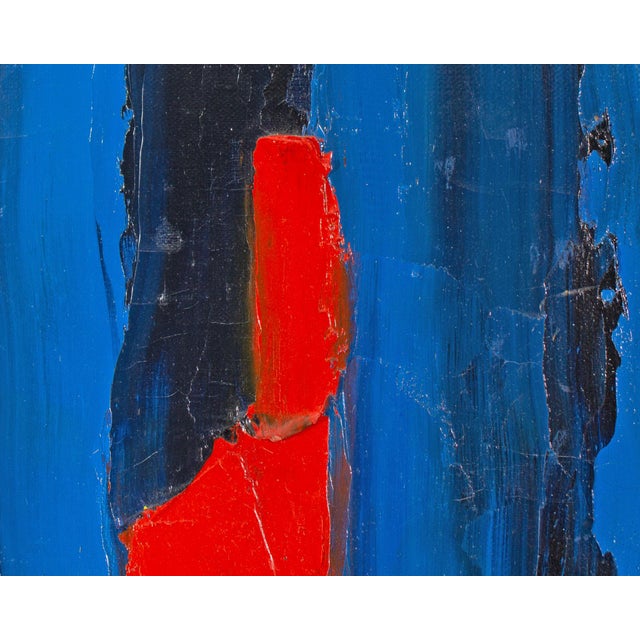 Textile 1977 Oil on Canvas Painting by Sidney Smiley For Sale - Image 7 of 8