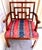 1970s Chinese Chippendale Ming Mahogany Upholstered Fretwork Wood Armchairs, a Pair For Sale - Image 11 of 11