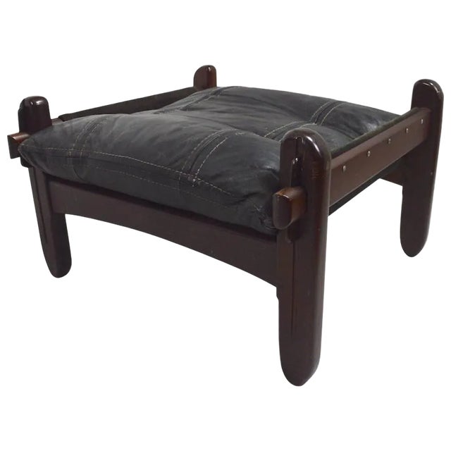 Brazilian Stool Footrest Ottoman by Jean Gillon For Sale