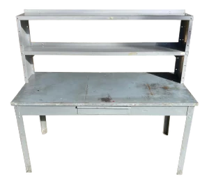 Industrial Steel Work Table Desk by Lyon Metal Products