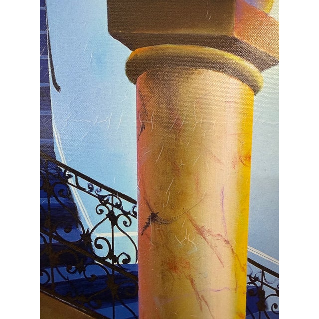 Late 20th Century Ferjo "Homage to Chagall" Limited Edition Signed Giclée on Canvas - Framed For Sale - Image 4 of 10