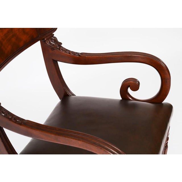 Antique English William IV Bar Back Dining Chairs, 19th Century, Set of 8 For Sale - Image 13 of 18