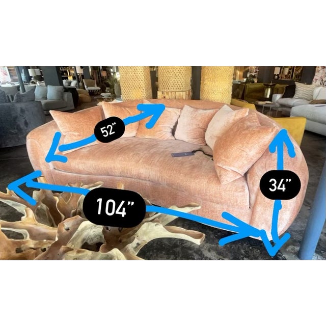 I absolutely love this sofa! It is swanky and cool and reminds me of a fun party in the 1970's. The sofa was purchased to...