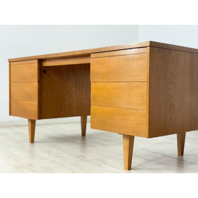 Vintage Freestanding Desk in Oak from Ikea, 1960s For Sale - Image 15 of 17