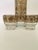 Clover design is an ivory and gold dream for your martini. A fun addition to your bar cart. Excellent condition. Signed...