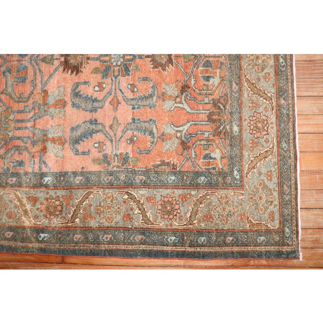Antique Zabihi Collection Persian Bibikabad Rug - 4'2" x 6'9" For Sale - Image 4 of 11